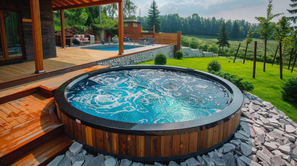 Discover the Power of Relaxation Robust Above-Ground Pools for the Garden Magic!